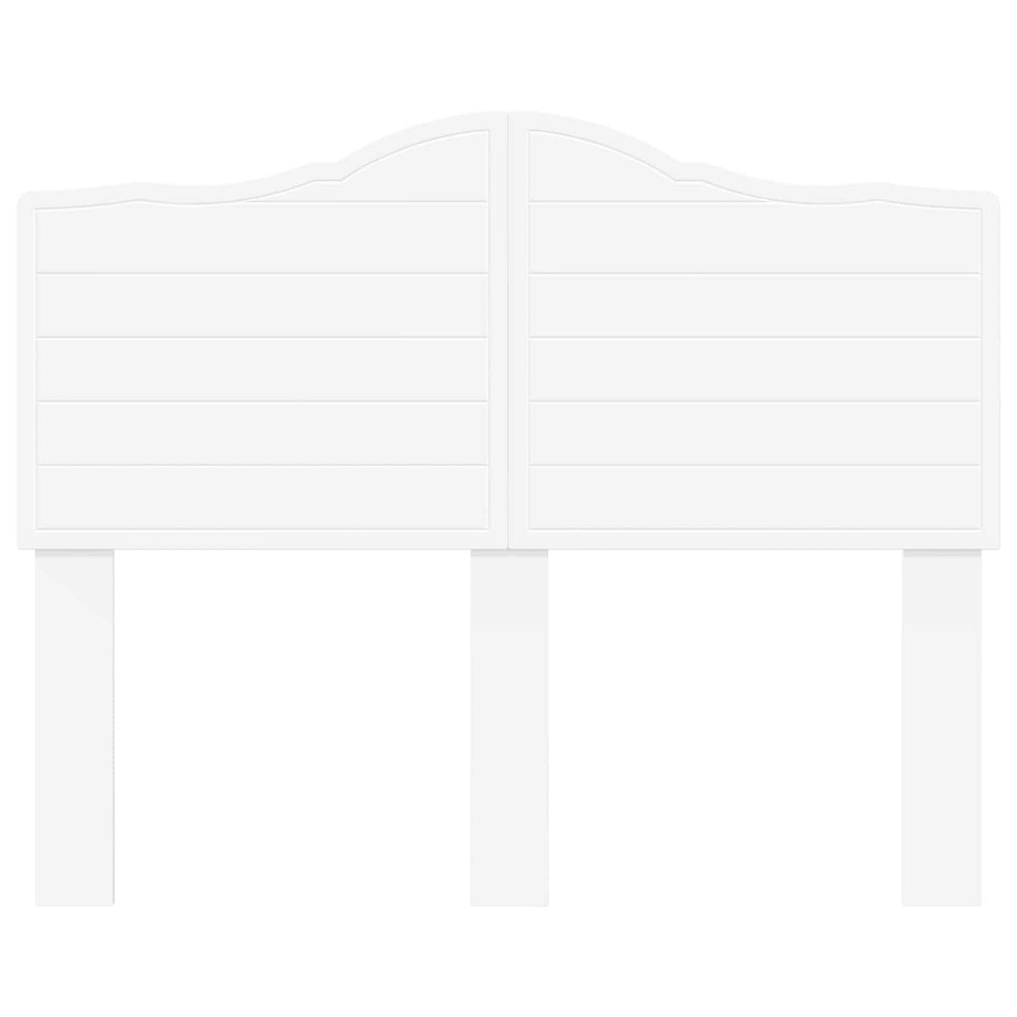vidaXL Headboard White Engineered wood