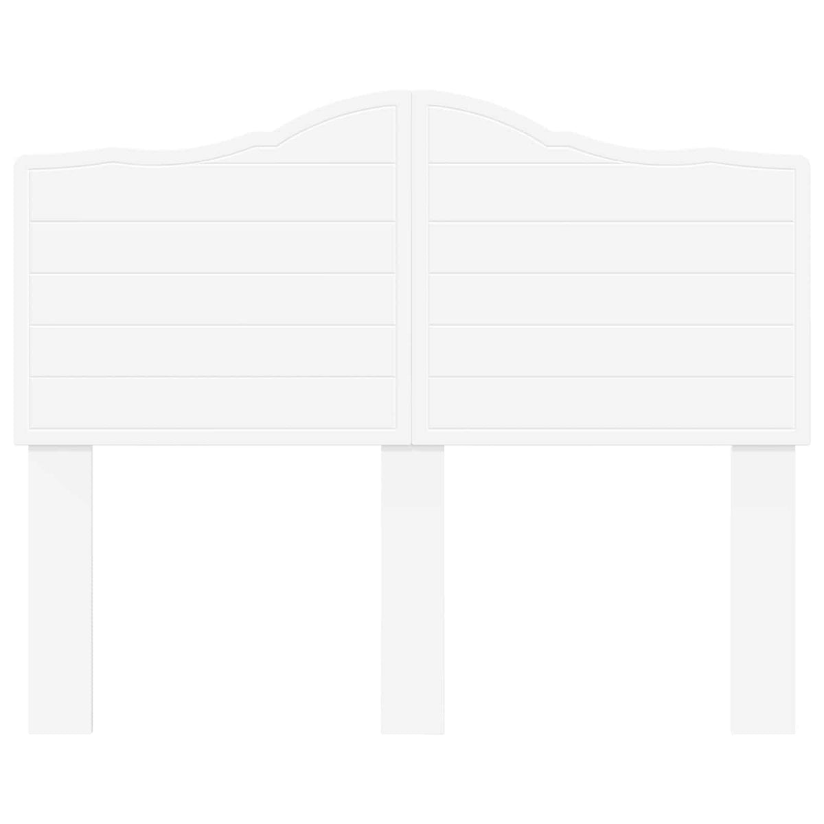 vidaXL Headboard White Engineered wood