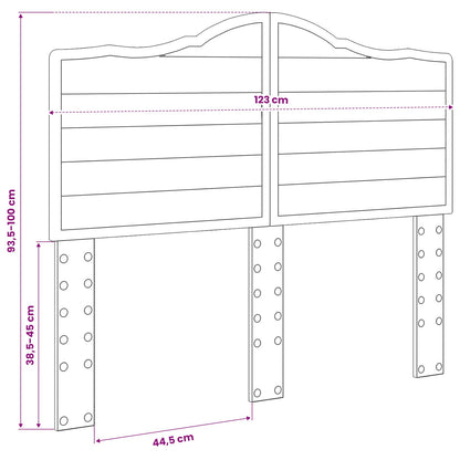 vidaXL Headboard White Engineered wood
