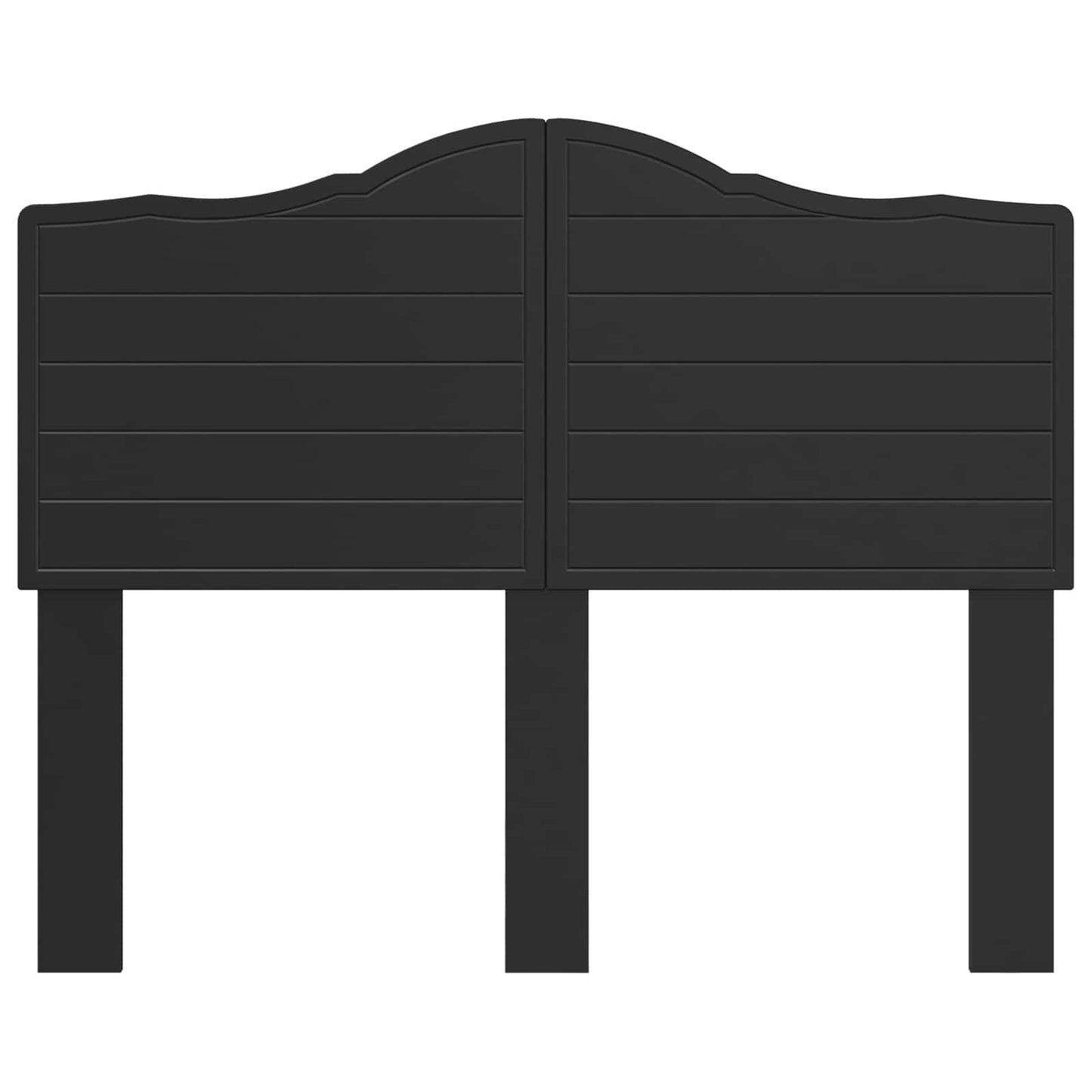 vidaXL Headboard Black Oak Engineered wood