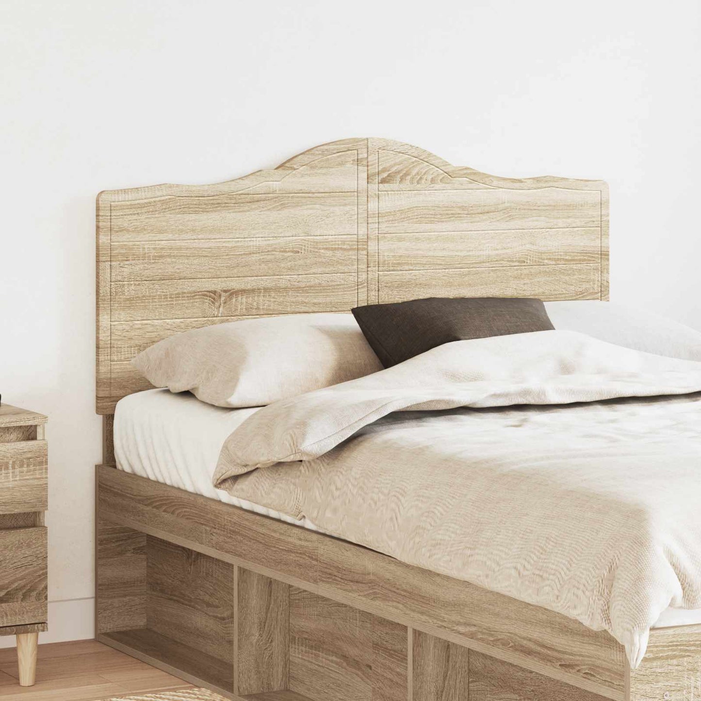 vidaXL Headboard Sonoma Oak Engineered wood