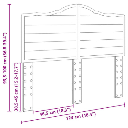 vidaXL Headboard Sonoma Oak Engineered wood