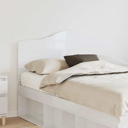 vidaXL Headboard Gloss White Engineered wood