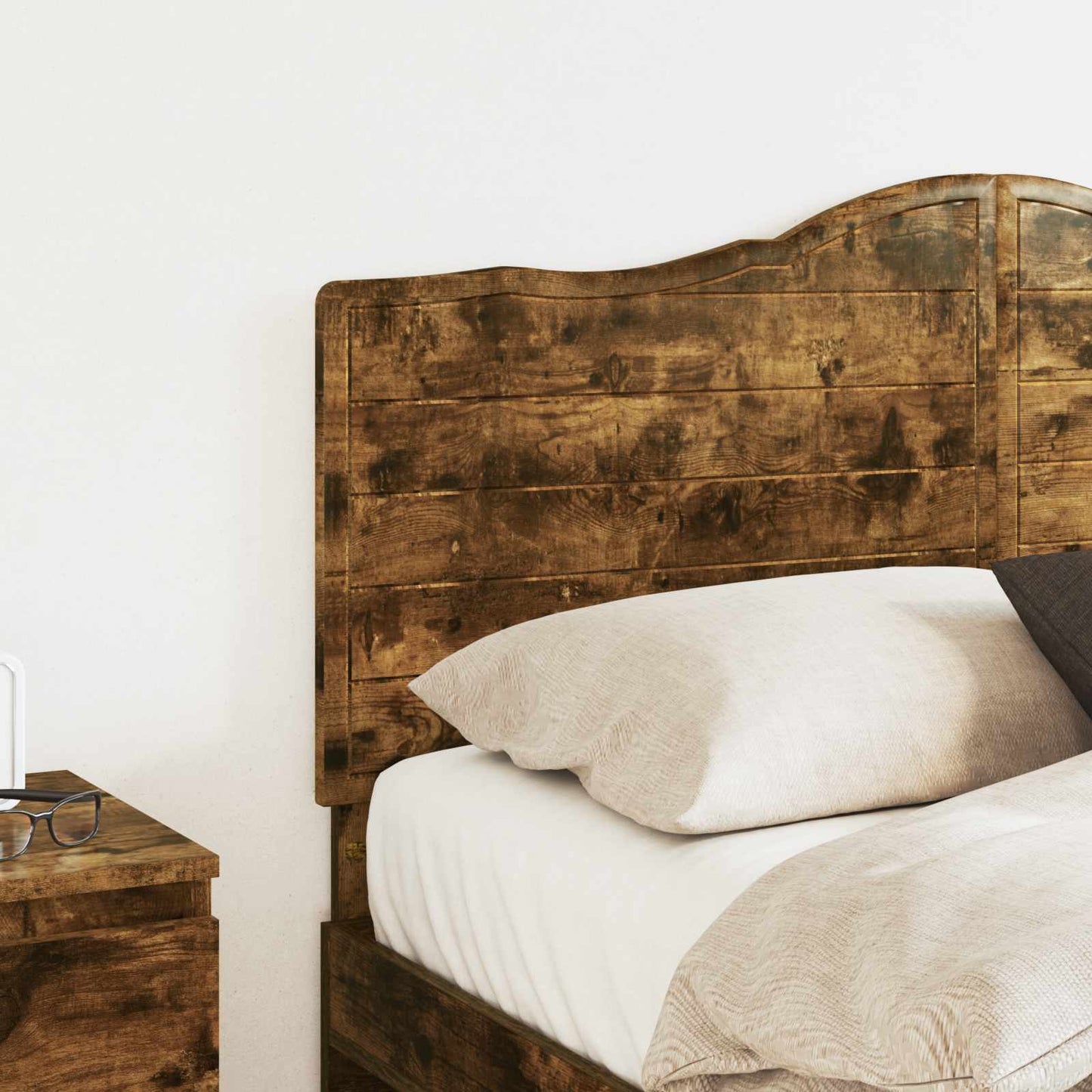 vidaXL Headboard Smoked Oak Engineered wood