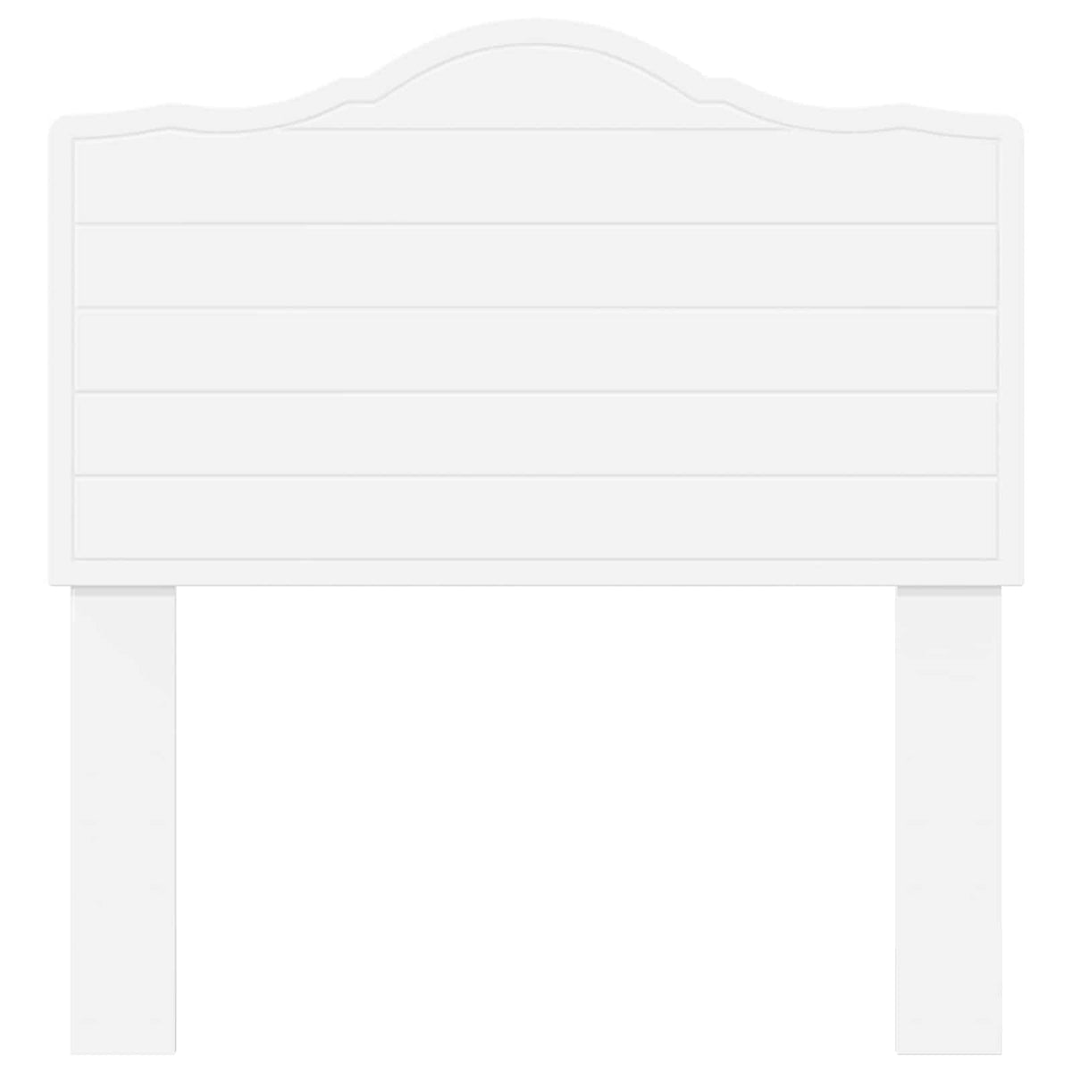 vidaXL Headboard White Engineered wood