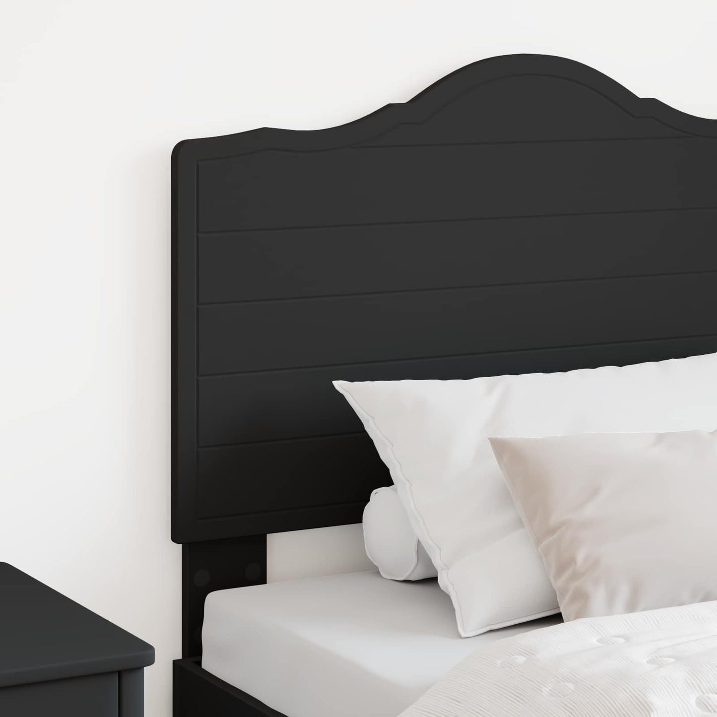 vidaXL Headboard Black Oak Engineered wood