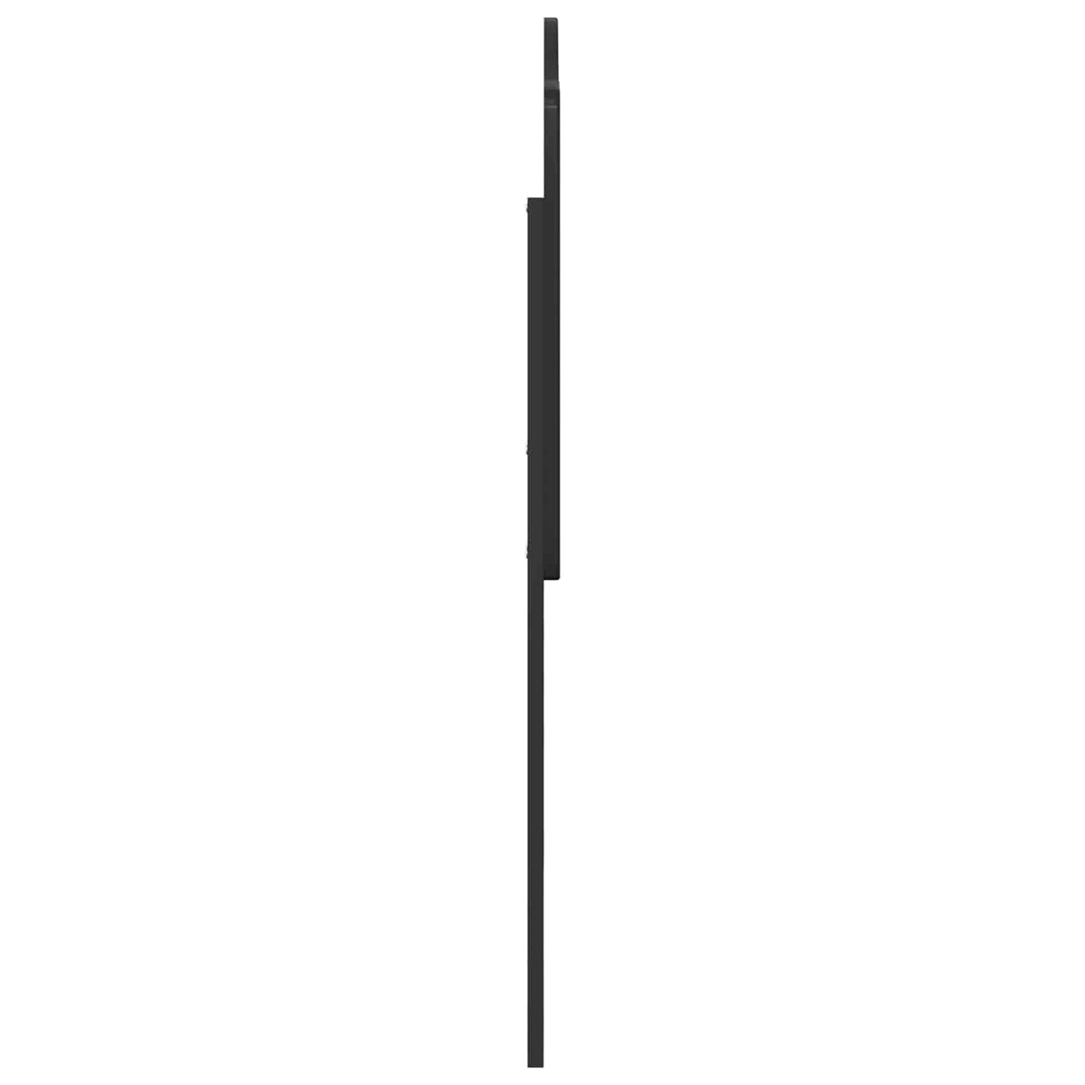 vidaXL Headboard Black Oak Engineered wood