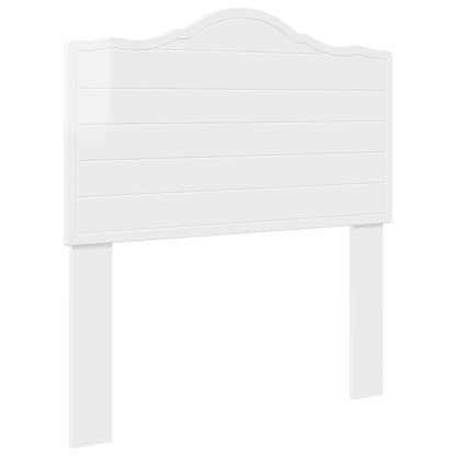 vidaXL Headboard Gloss White Engineered wood