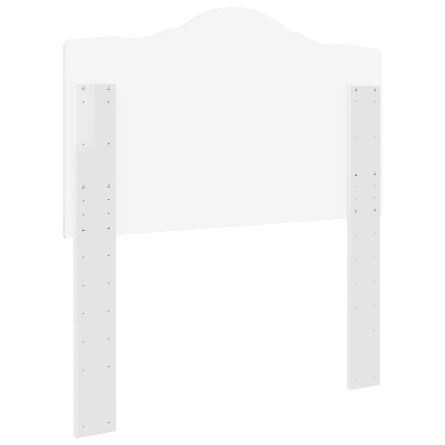 vidaXL Headboard Gloss White Engineered wood