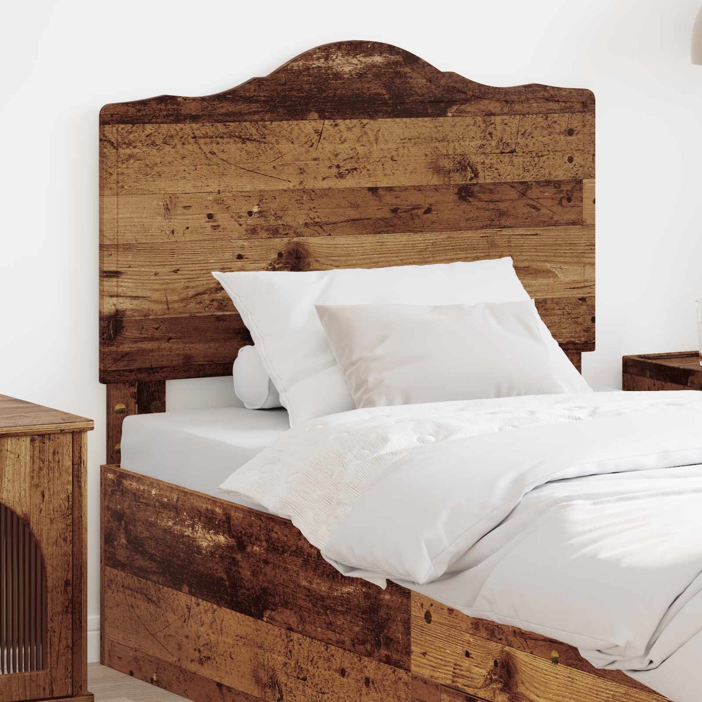 vidaXL Headboard Old Wood Engineered wood