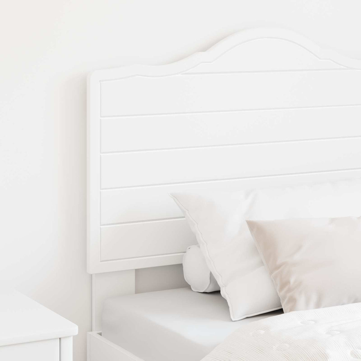 vidaXL Headboard White Engineered wood