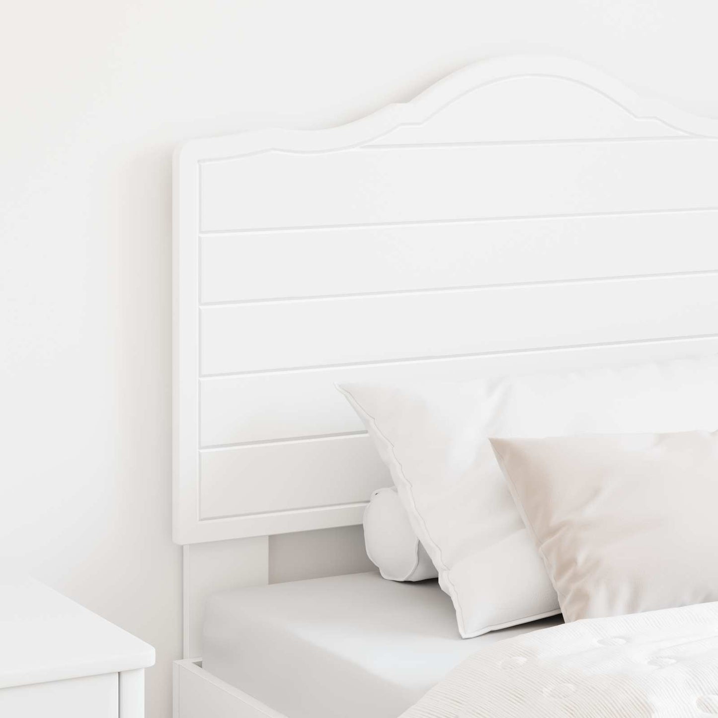 vidaXL Headboard White Engineered wood