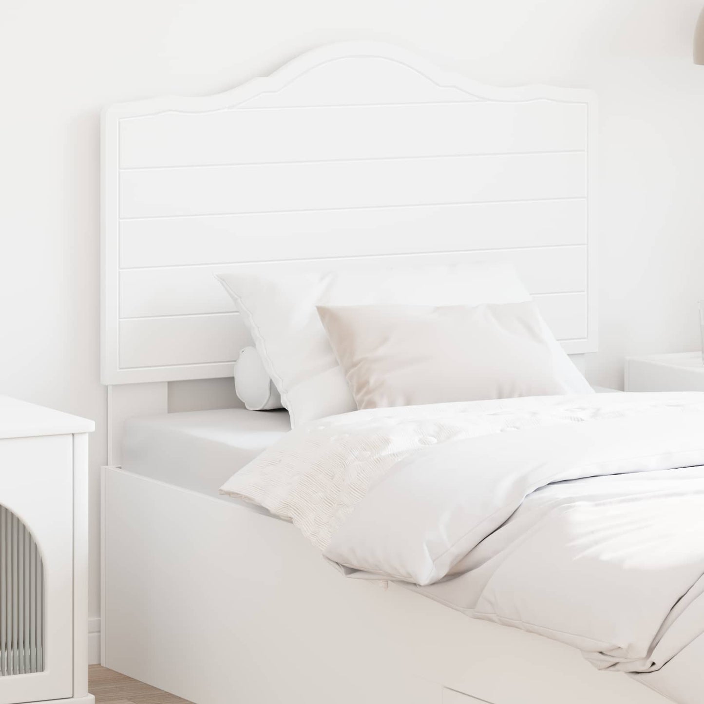 vidaXL Headboard White Engineered wood