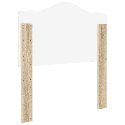 vidaXL Headboard Sonoma Oak Engineered wood