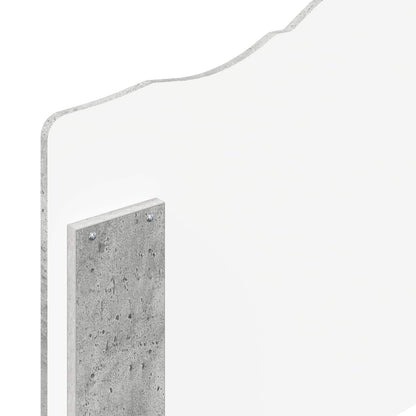 vidaXL Headboard Concrete Grey Engineered wood