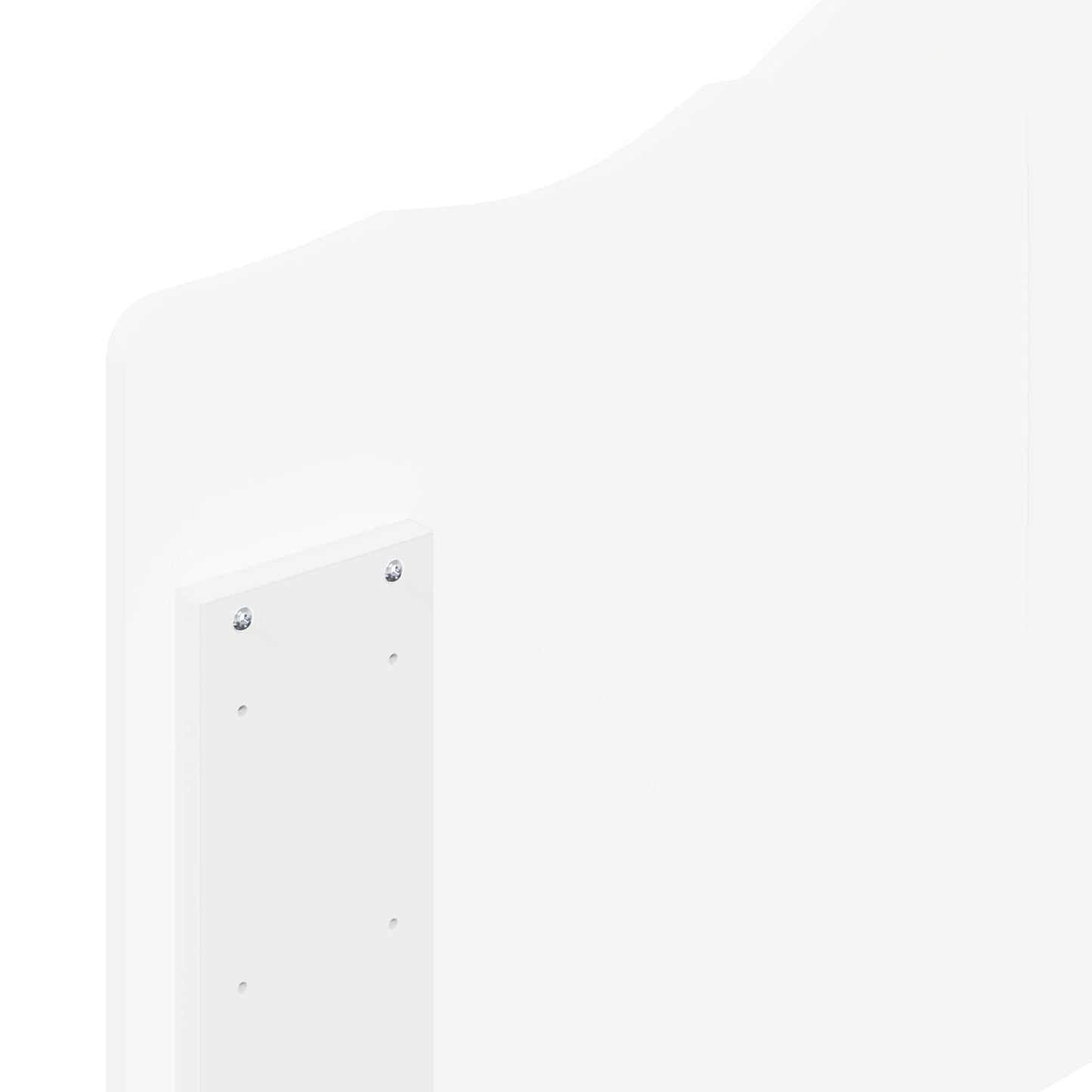 vidaXL Headboard White Engineered wood