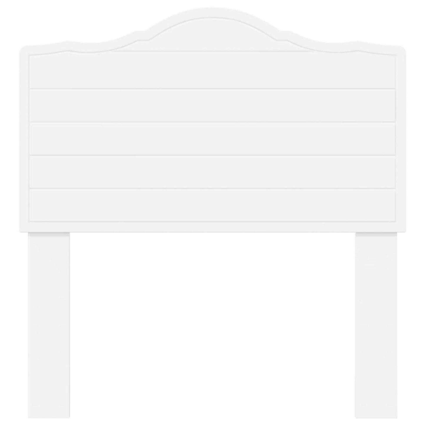 vidaXL Headboard White Engineered wood