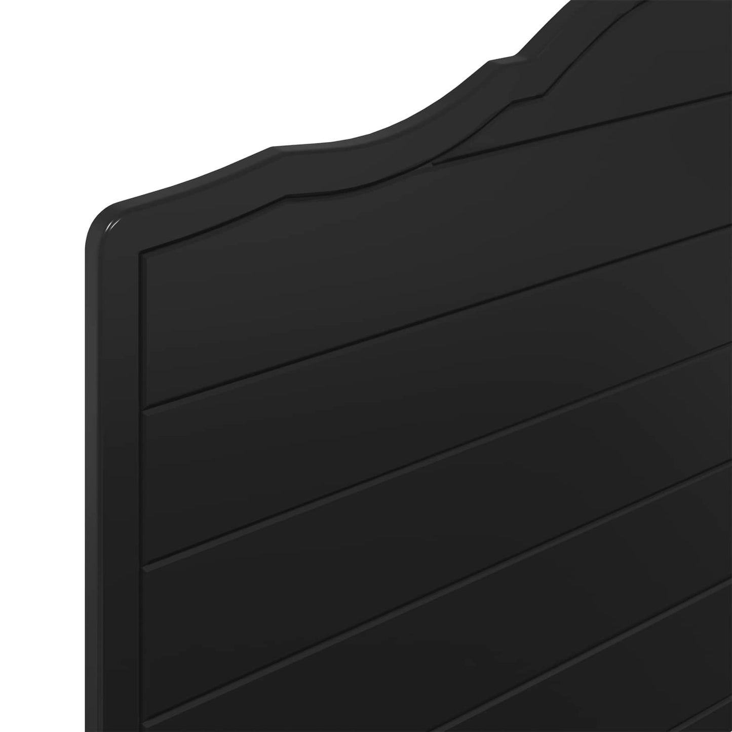 vidaXL Headboard Black Oak Engineered wood