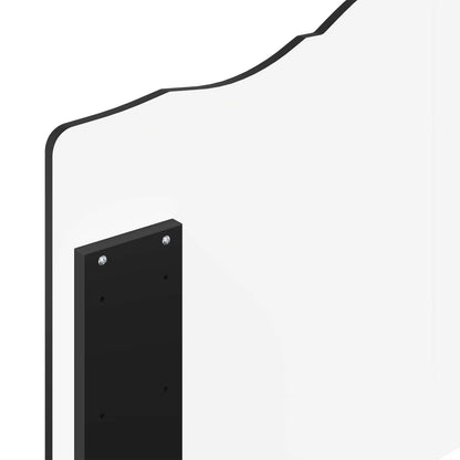 vidaXL Headboard Black Oak Engineered wood