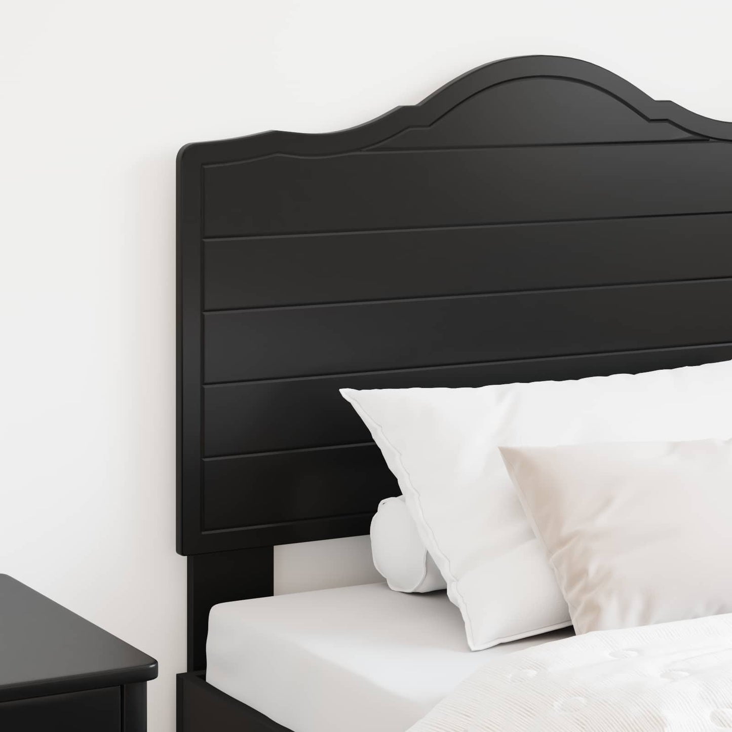 vidaXL Headboard Black Oak Engineered wood