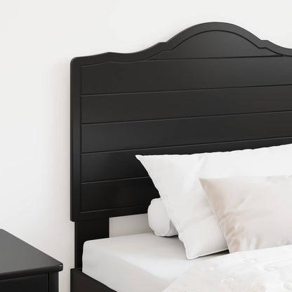 vidaXL Headboard Black Oak Engineered wood
