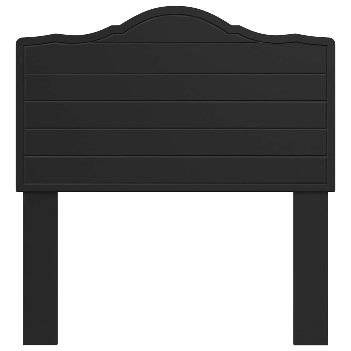 vidaXL Headboard Black Oak Engineered wood