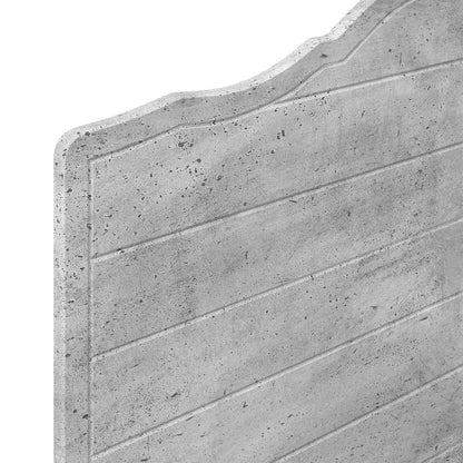 vidaXL Headboard Concrete Grey Engineered wood