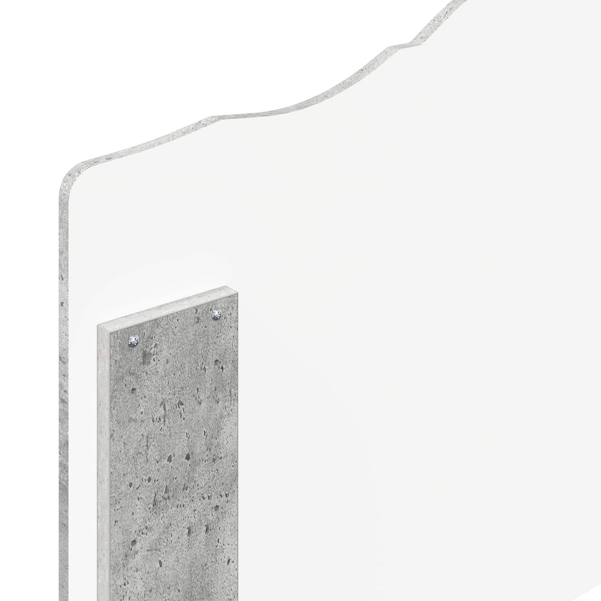 vidaXL Headboard Concrete Grey Engineered wood
