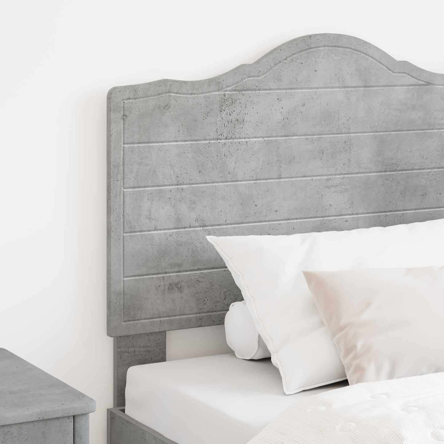 vidaXL Headboard Concrete Grey Engineered wood
