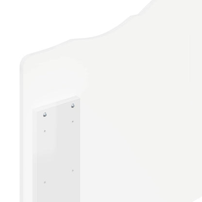 vidaXL Headboard Gloss White Engineered wood