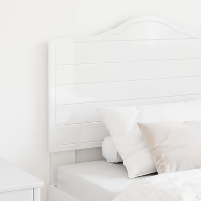 vidaXL Headboard Gloss White Engineered wood