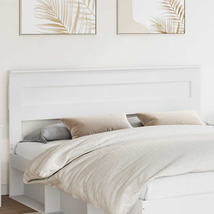 vidaXL Headboard White Engineered wood