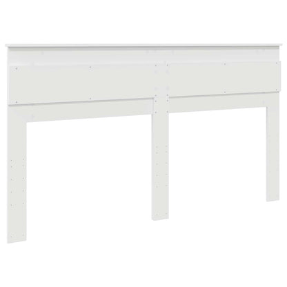 vidaXL Headboard White Engineered wood