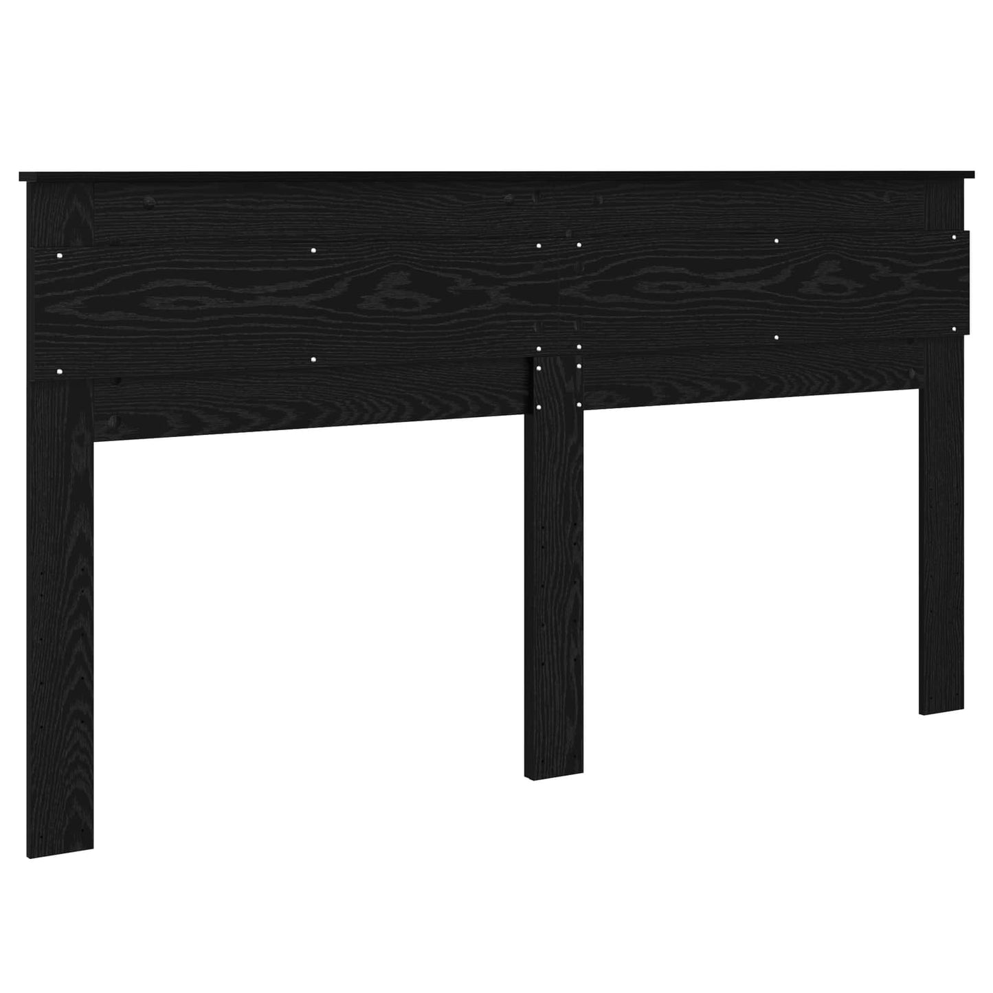 vidaXL Headboard Black Oak Engineered wood