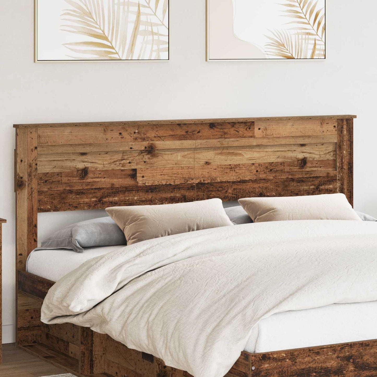 vidaXL Headboard Old Wood Engineered wood