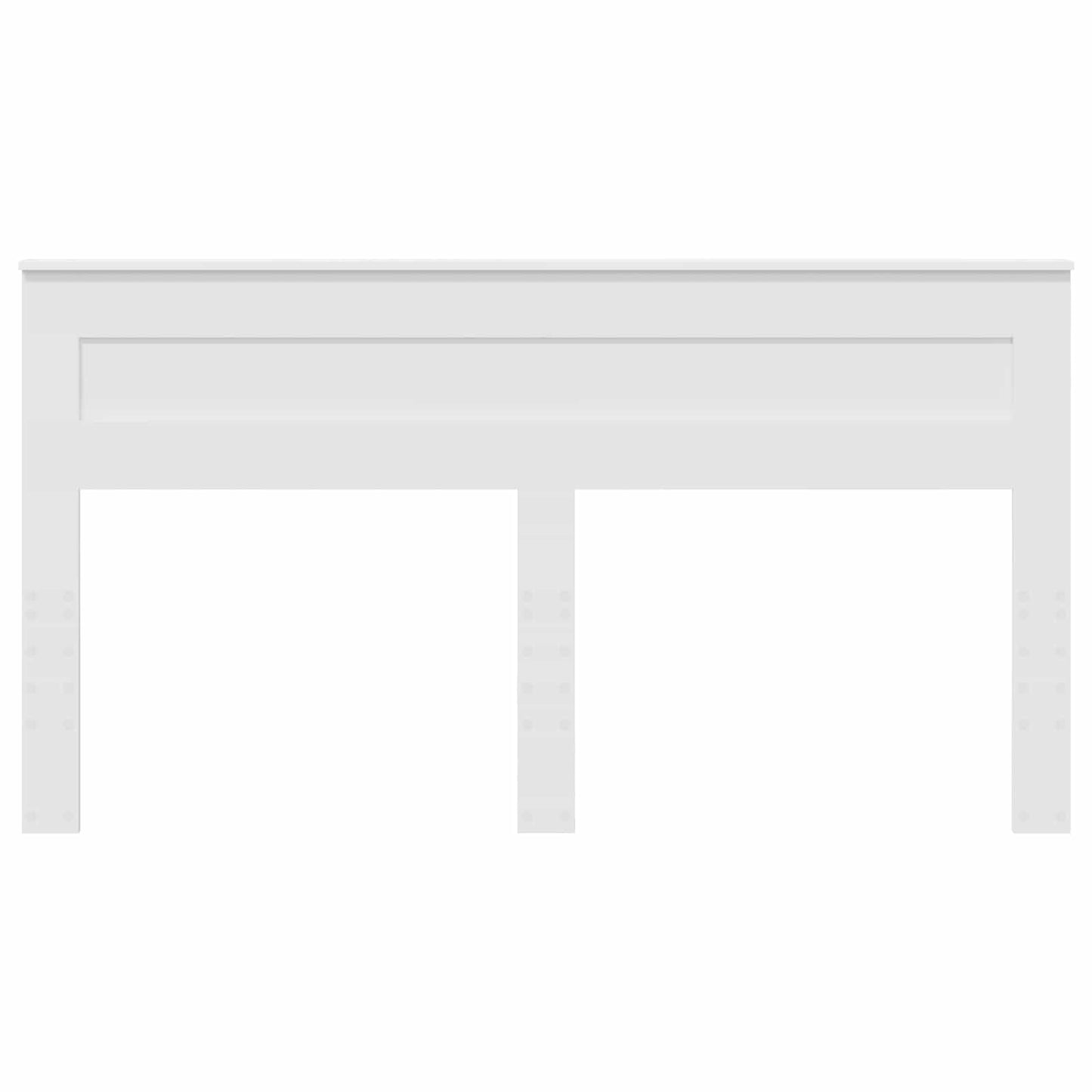 vidaXL Headboard White Engineered wood