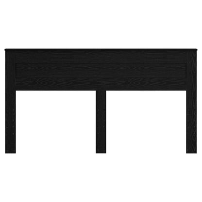 vidaXL Headboard Black Oak Engineered wood