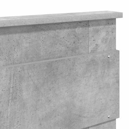 vidaXL Headboard Concrete Grey Engineered wood