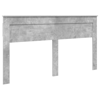 vidaXL Headboard Concrete Grey Engineered wood