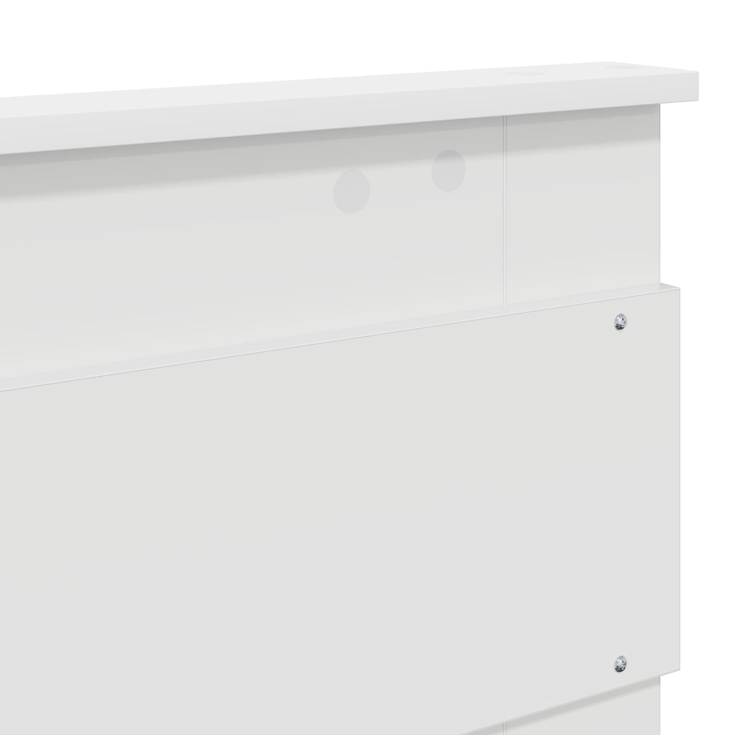 vidaXL Headboard White Engineered wood