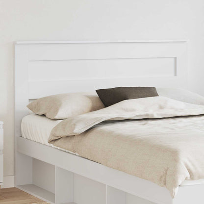 vidaXL Headboard White Engineered wood