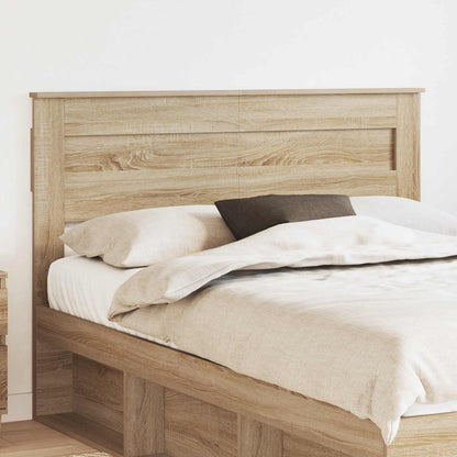 vidaXL Headboard Sonoma Oak Engineered wood