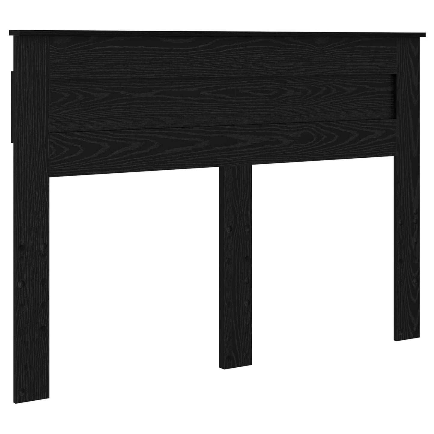 vidaXL Headboard Black Oak Engineered wood