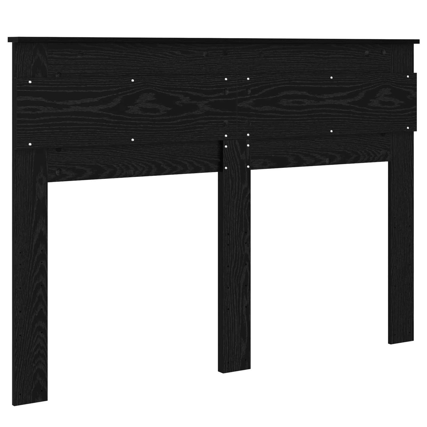 vidaXL Headboard Black Oak Engineered wood