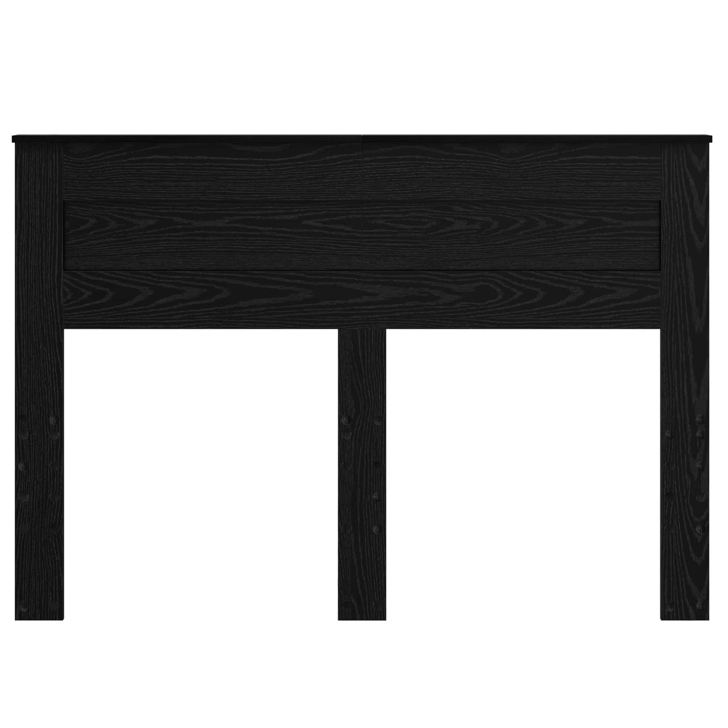 vidaXL Headboard Black Oak Engineered wood