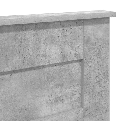 vidaXL Headboard Concrete Grey Engineered wood