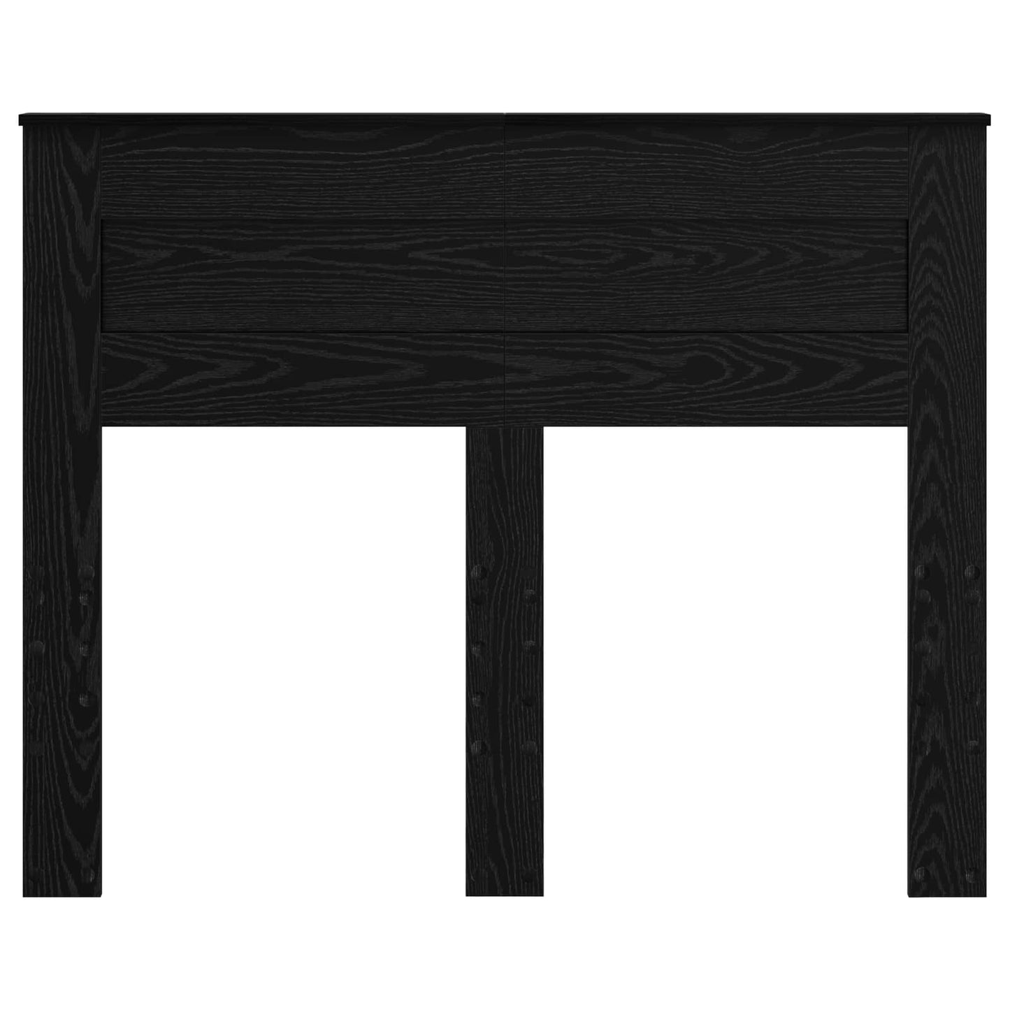 vidaXL Headboard Black Oak Engineered wood