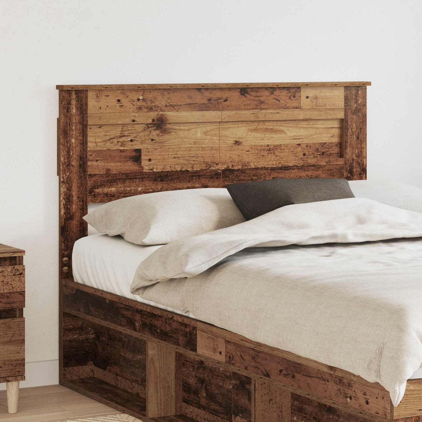 vidaXL Headboard Old Wood Engineered wood