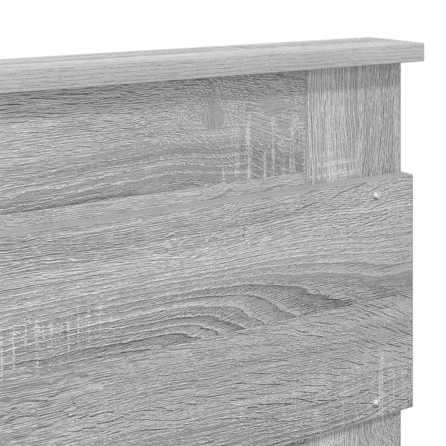 vidaXL Headboard Grey Sonoma Engineered wood