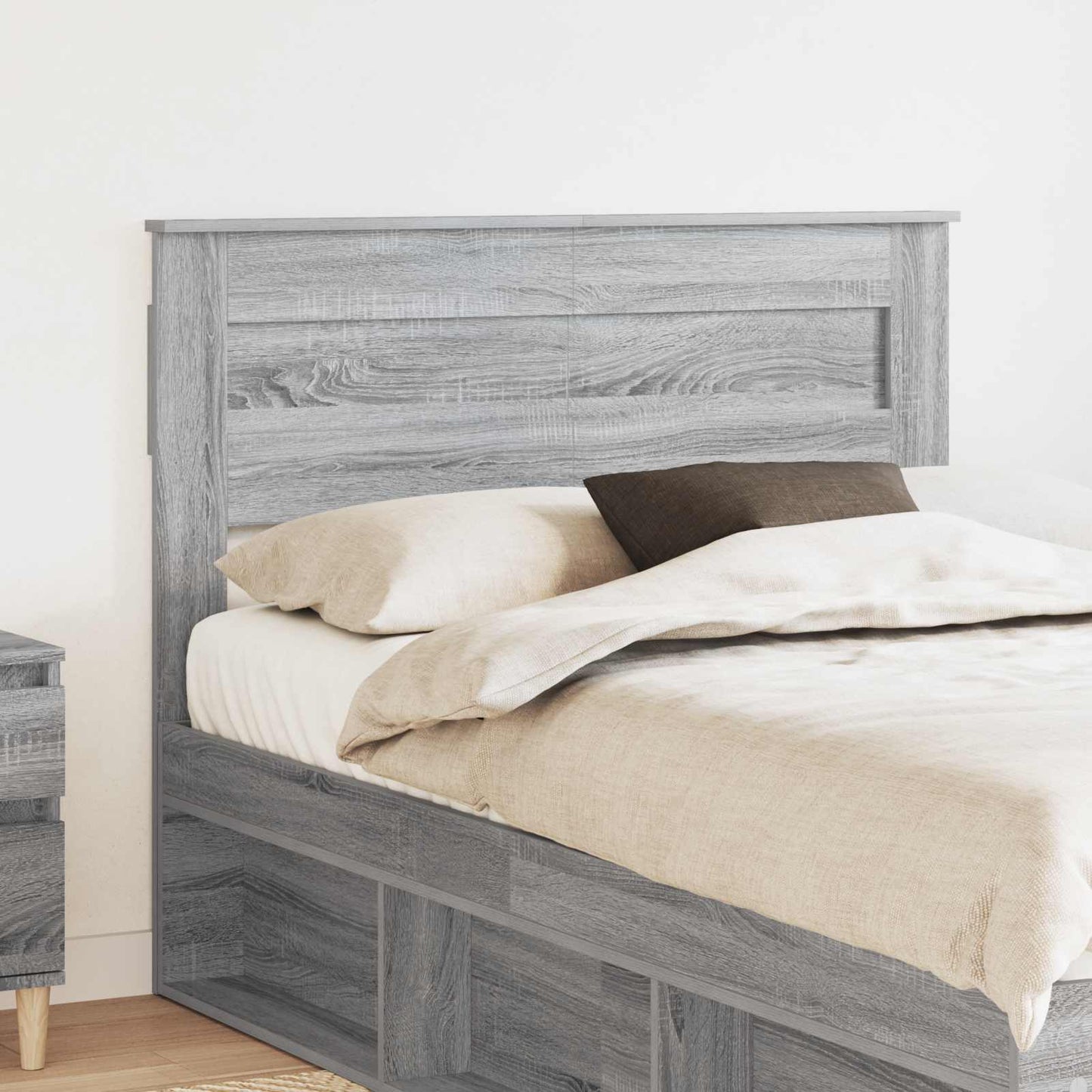 vidaXL Headboard Grey Sonoma Engineered wood